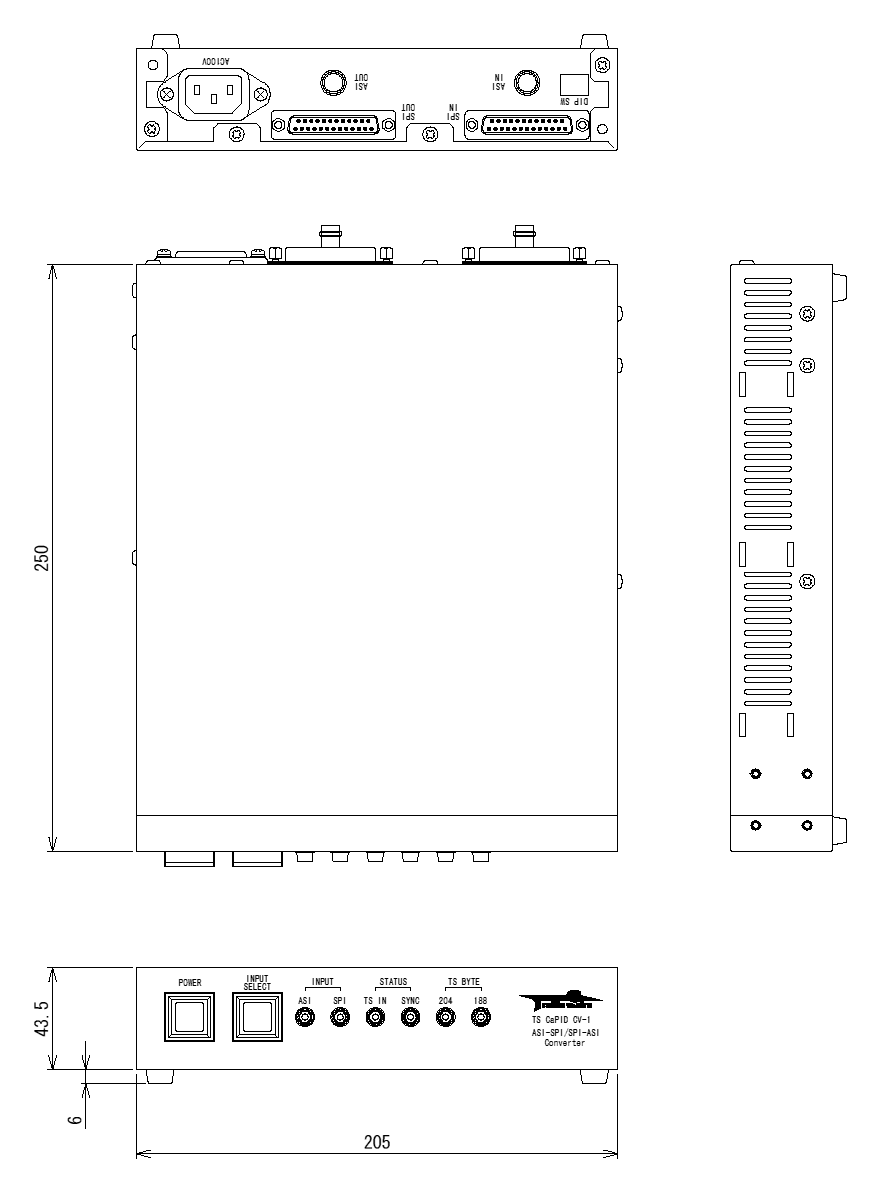 CV-1 Dimensional Drawing