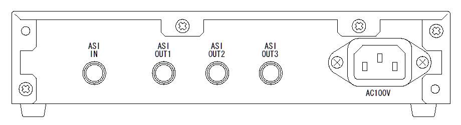 DB-1-ASI Rear Panel