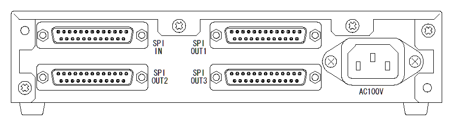 DB-1-SPI Rear Panel