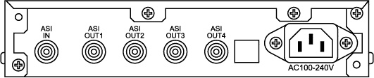 DB-2-ASI 背面パネル