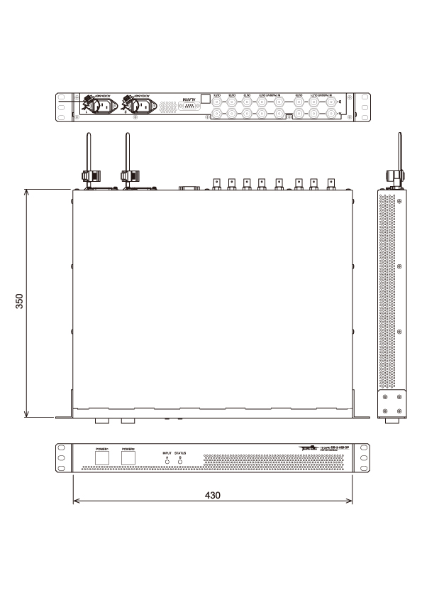 DB-3-ASI dimensional drawing